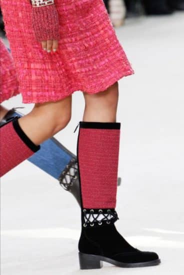 scarpe Chanel inverno 2017 stivali