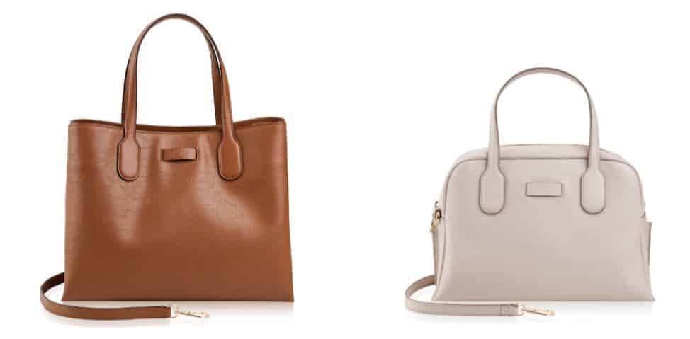 Borsa Alviero Martini Prima Classe con stampa Geo su tessuto spalmato