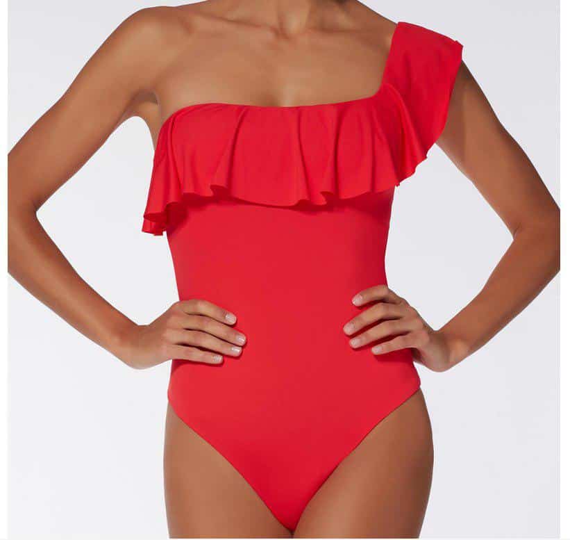 Costume monospalla Calzedonia saldi estivi 2018