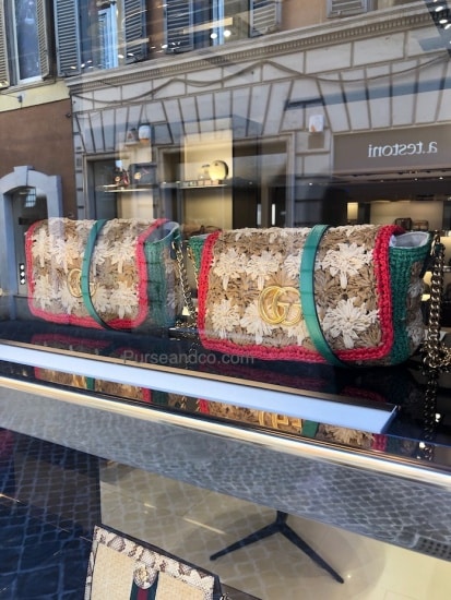 Borse Gucci 2019 estate rafia foto prezzo