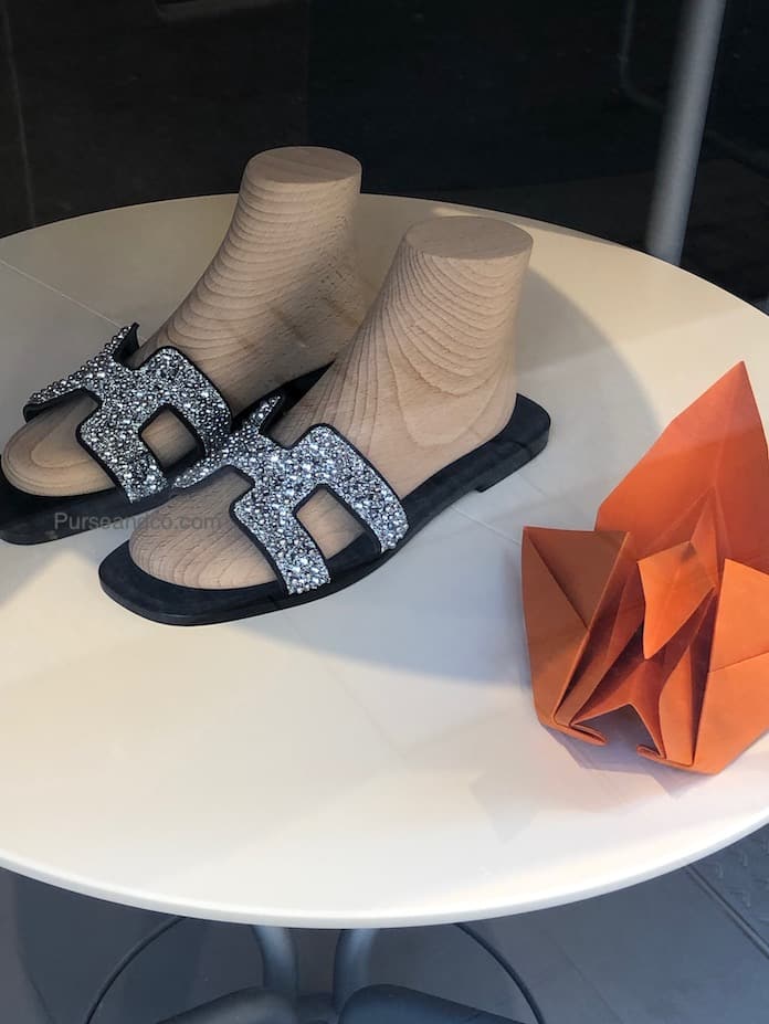 sandali bassi hermes