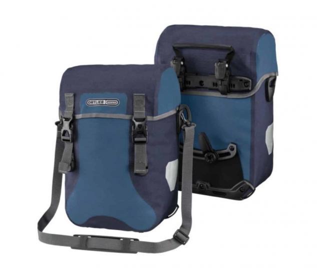 Borse da bici laterali Orlieb in tessuto impermeabile di colore blu