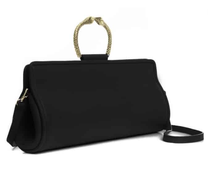 Borsa da sera clutch Tramontano nera