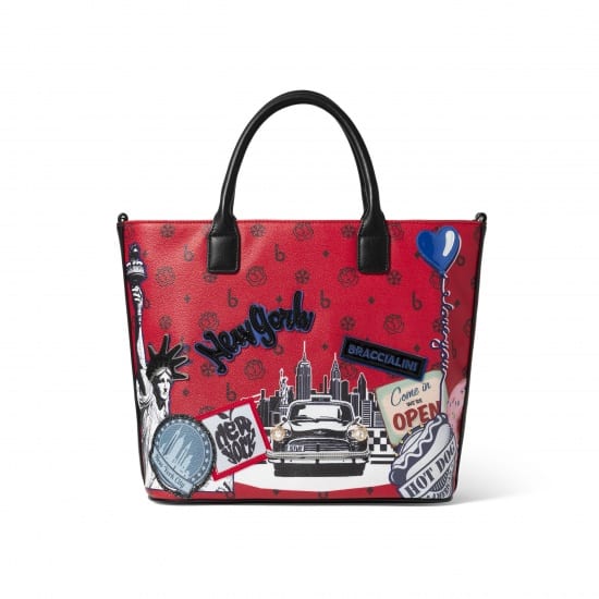 Borsa Braccialini rossa modello New York