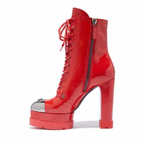 Stivaletto casadei 2021 2022 glamour rosso