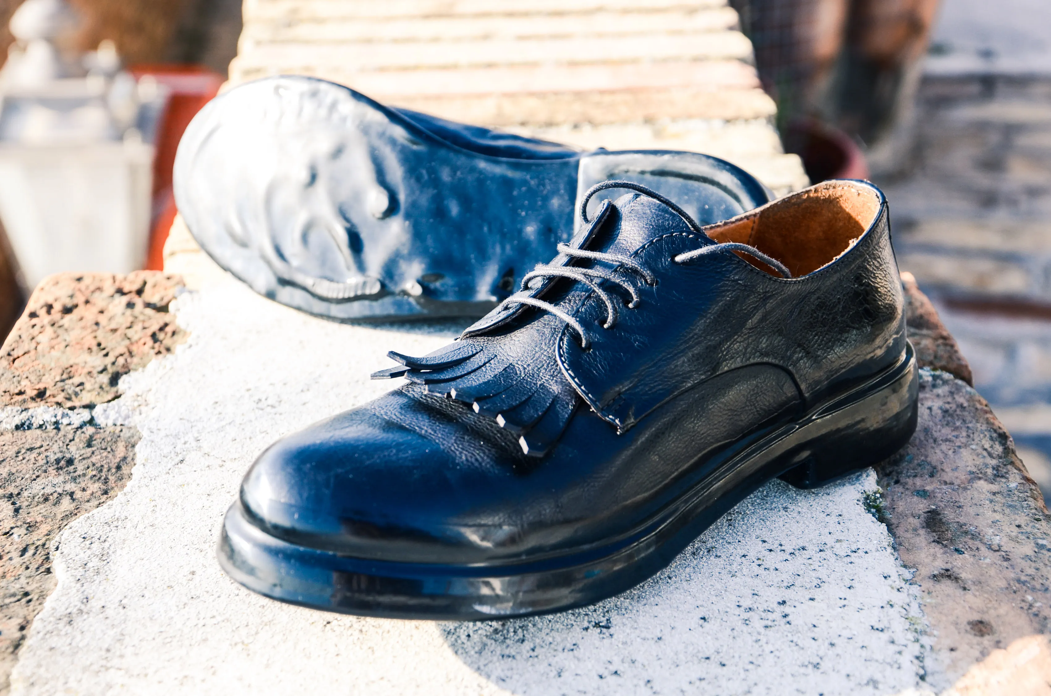 Scarpe inglesine stringate da donna