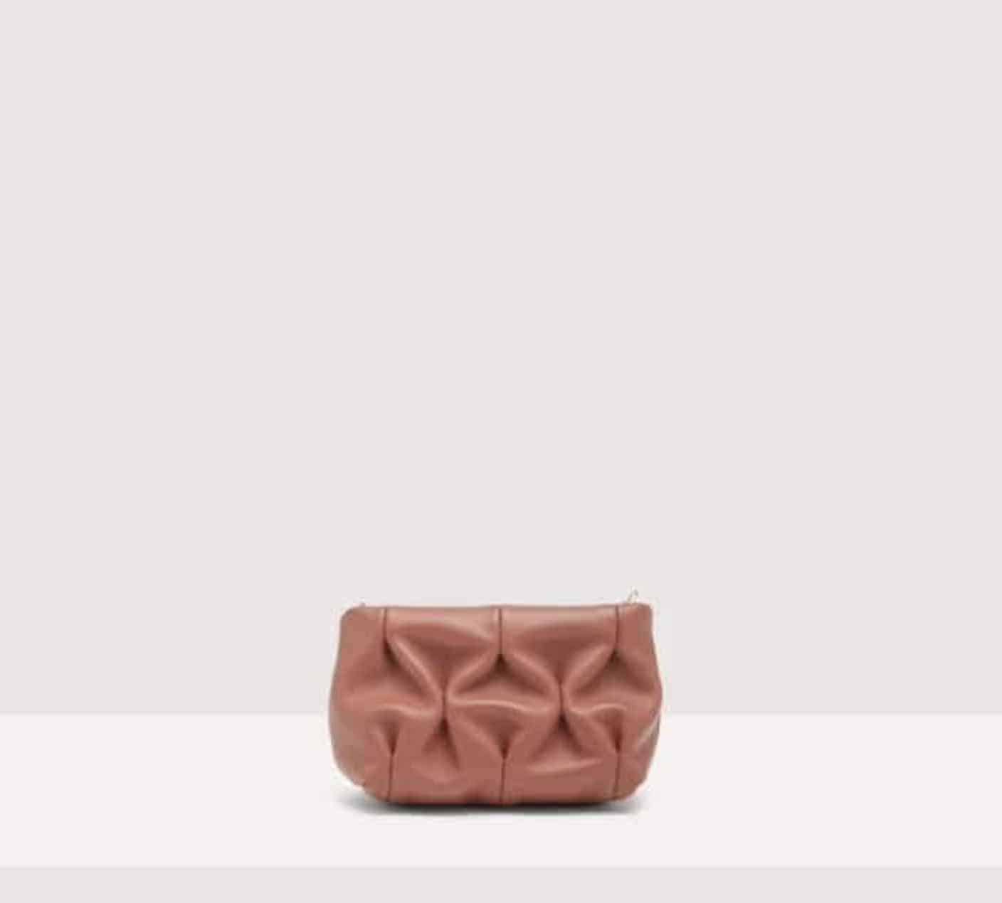 clutch pochette coccinelle autunno inverno marrone