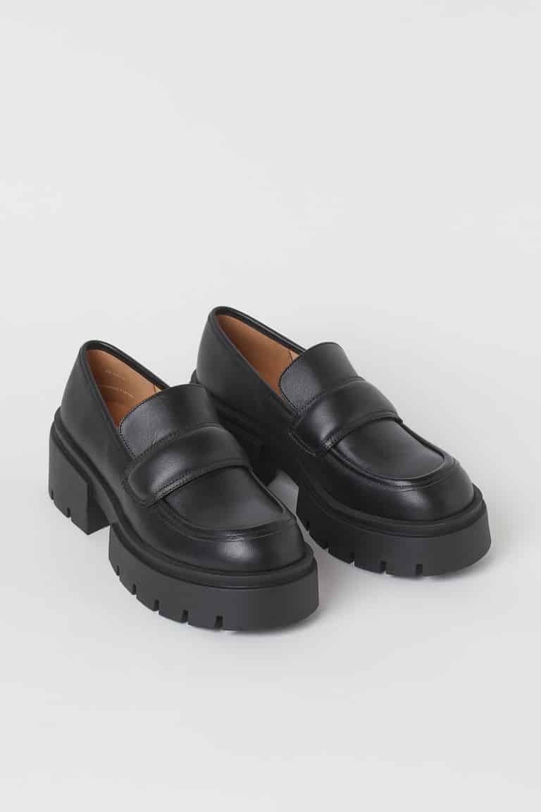mocassini h&m 2021 2022 scarpe autunno inverno