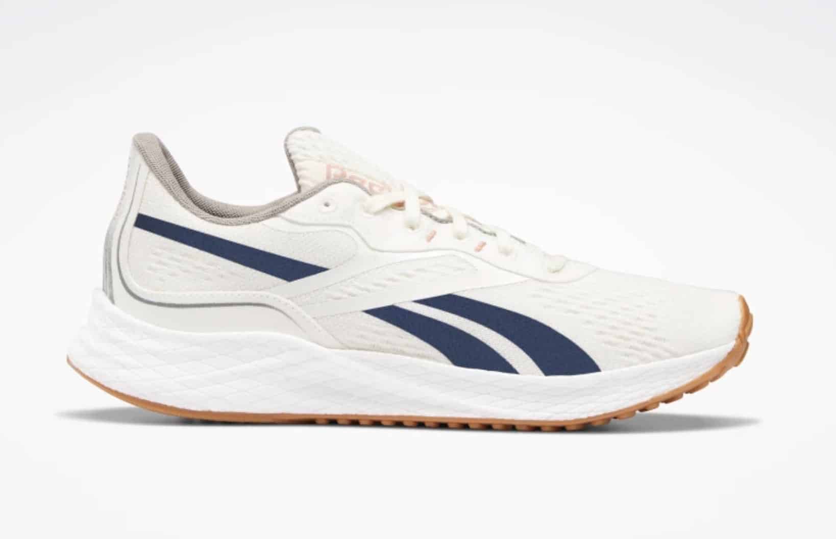 Reebok Floatride Energy Grow bianche con logo blu scuro 2021 2022