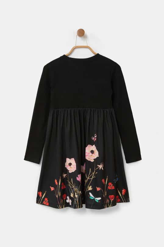vestito a fiori desigual autunno inverno 2021 2022