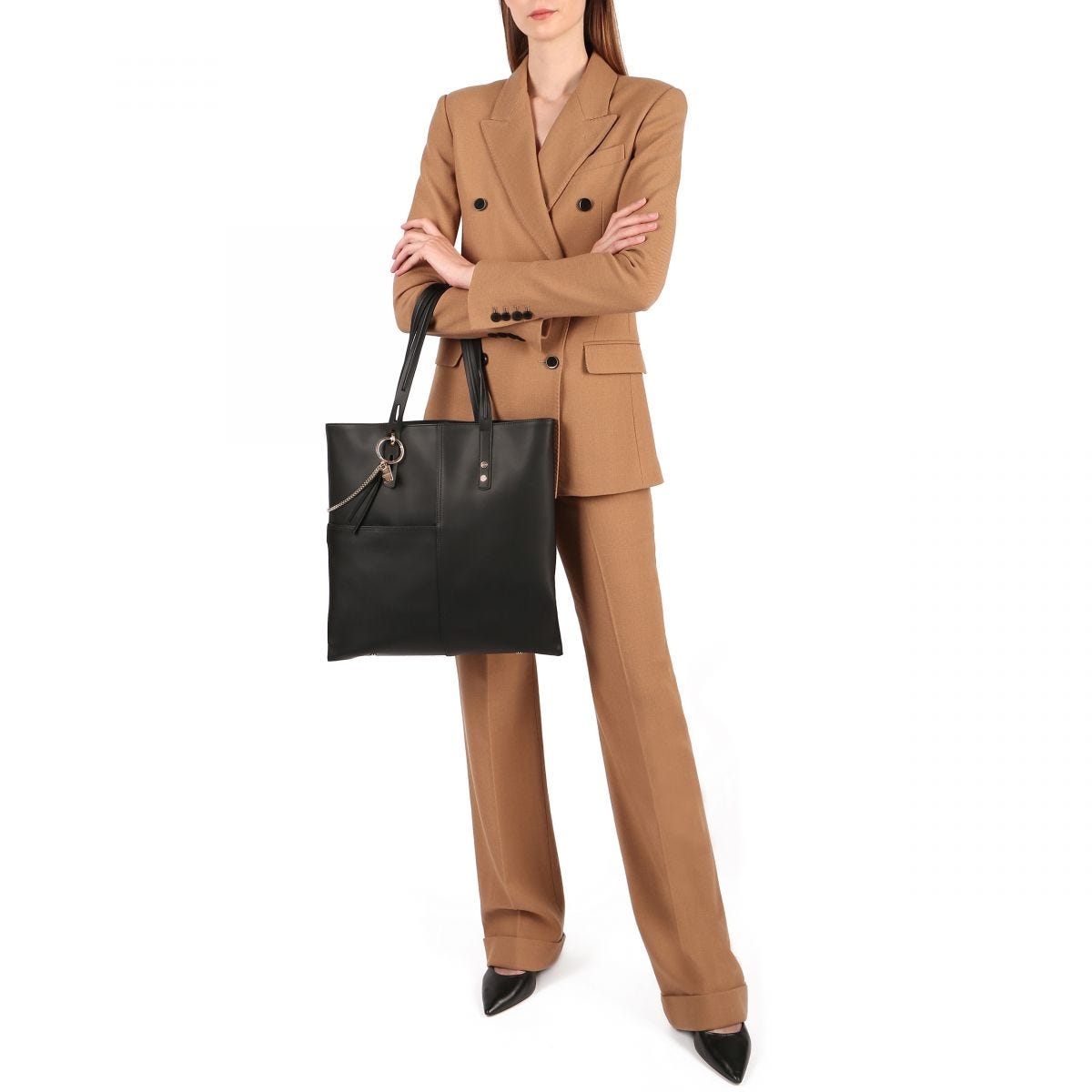 borsa shopping bag collezione borse Borbonese autunno inverno 2021 2022