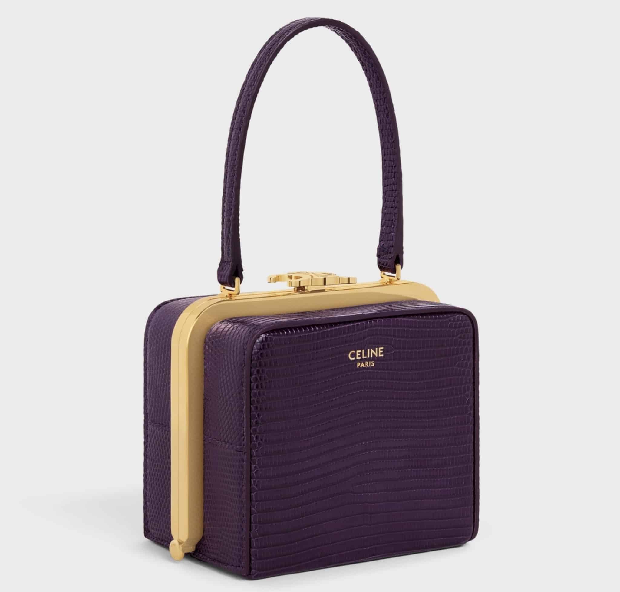 borsa squadrata scura autunno inverno