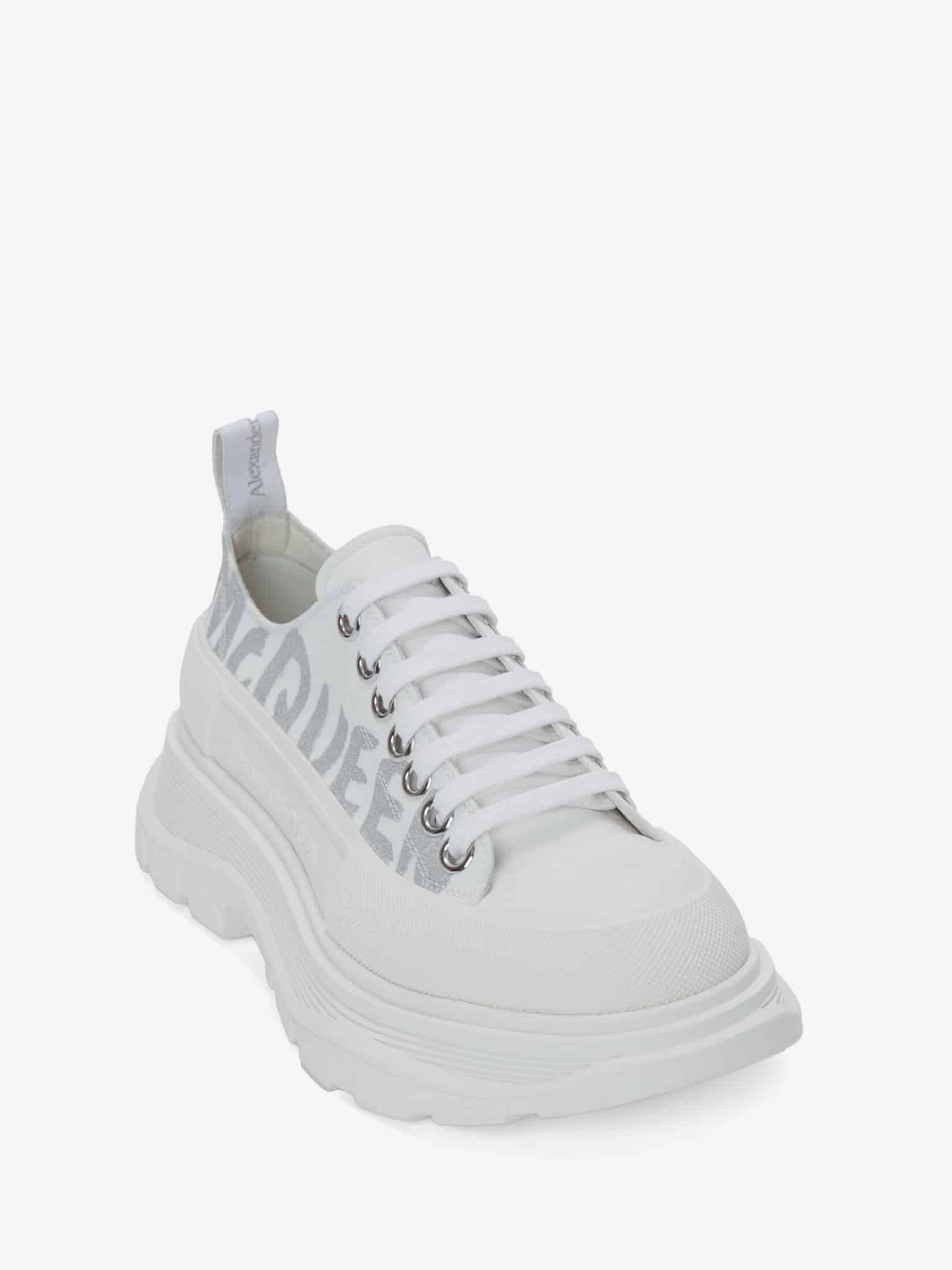 scarpe stringate sneakers Alexander McQueen 2022 bianche