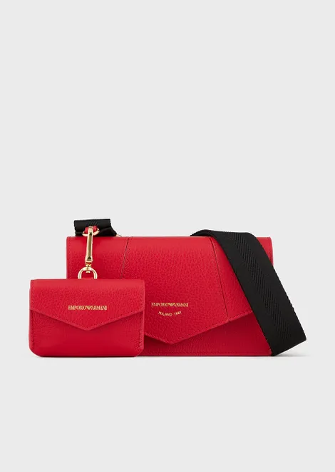 borsa con tracollina rossa