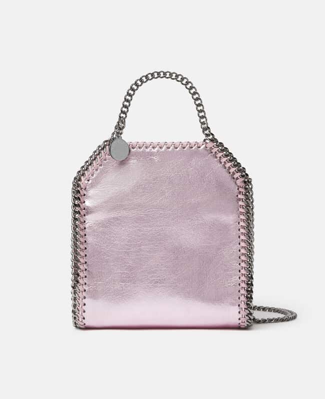 Tote Falabella micro di colore rosa