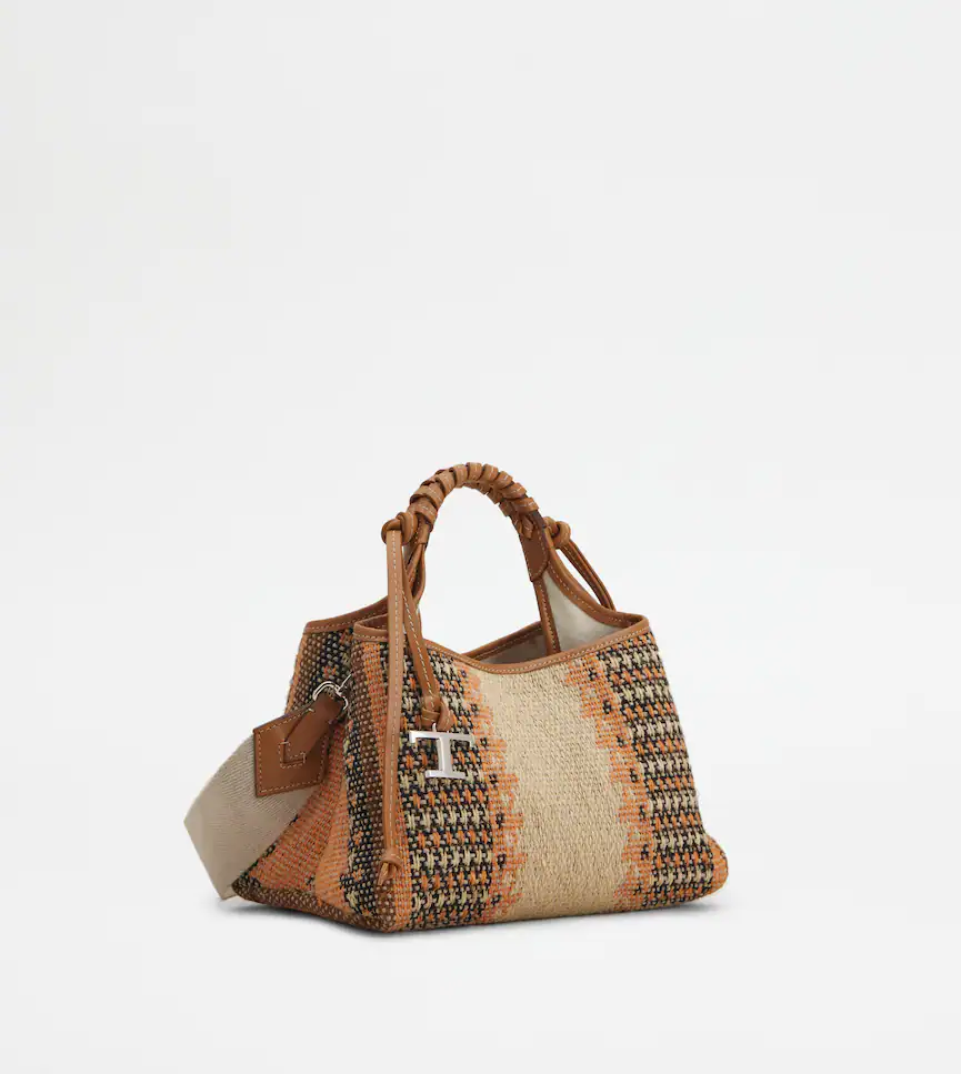borsa in tessuto misto leggera ed estiva, collezione borse tod's primavera estate 2022