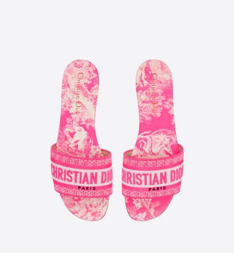 ciabattine estive colore rosa pink acceso
