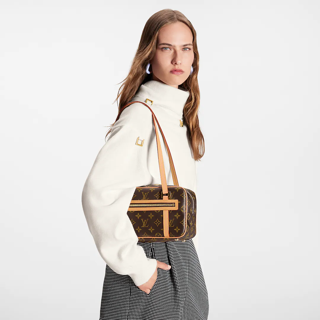 Modello di borse cittadino con monogram classico di Vuitton