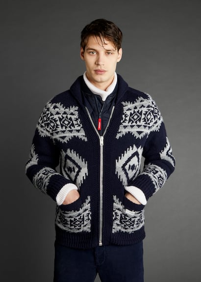 Cardigan in pura lana vergine FAY
