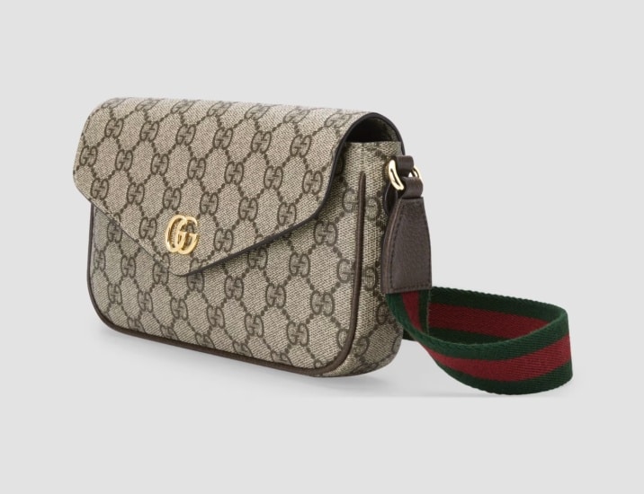 Mini borsa Ophidia con motivi classici