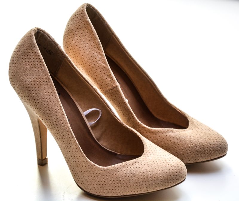 Décolleté beige col tacco, scarpe da donna eleganti
