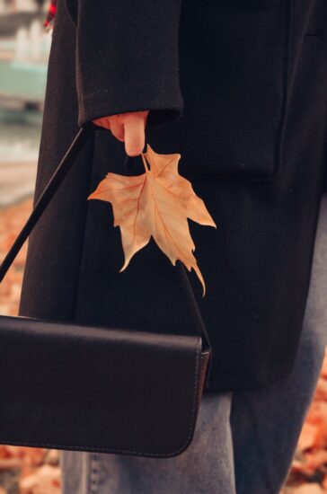 Borsa a pattina nera portata a tracolla, la forma della collezione Carpisa autunno inverno 2026-2027