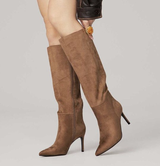 Stivali Primadonna autunno inverno 2026 2027 camel con tacco a spillo